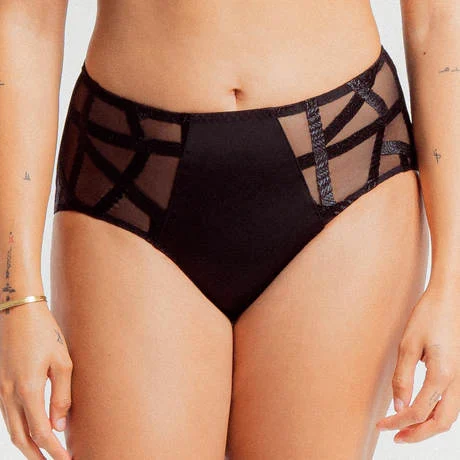 Lingerie Louisa Bracq</br><h3>Modèle SERIE - Culotte- Noir</h3>
