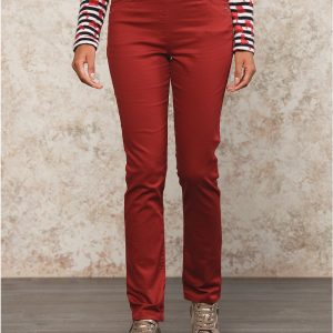 Jegging Coton Ocre Rouge Christine Laure</br><h3>Rouge</h3>