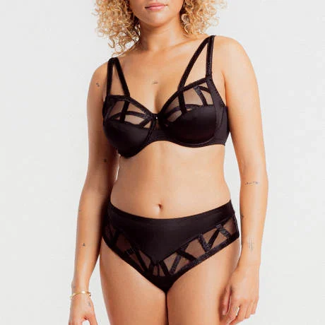 Lingerie Louisa Bracq</br><h3>Modèle SERIE - Soutien Gorge Emboitant- Noir</h3>