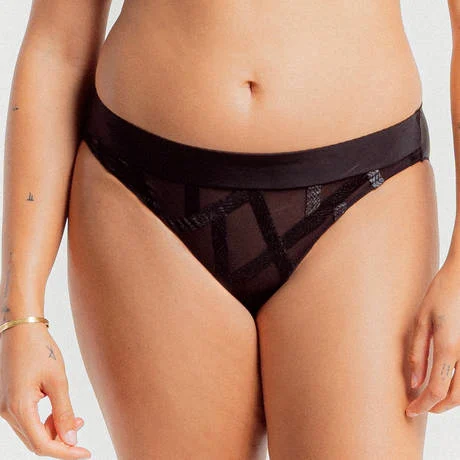 Lingerie Louisa Bracq</br><h3>Modèle SERIE - Slip- Noir</h3>