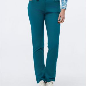 Pantalon Coton 7/8e Christine Laure</br><h3>Emeraude ou Marine</h3>