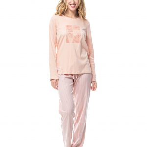 Pyjama  Coton 252116  Senoretta</br><h3> Pêche</h3>