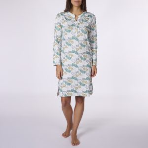 Chemise de Nuit Coton Pana- Canat </br><h3>Glacier</h3>
