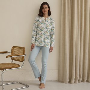 Pyjama Coton Pana- Canat </br><h3>Glacier</h3>