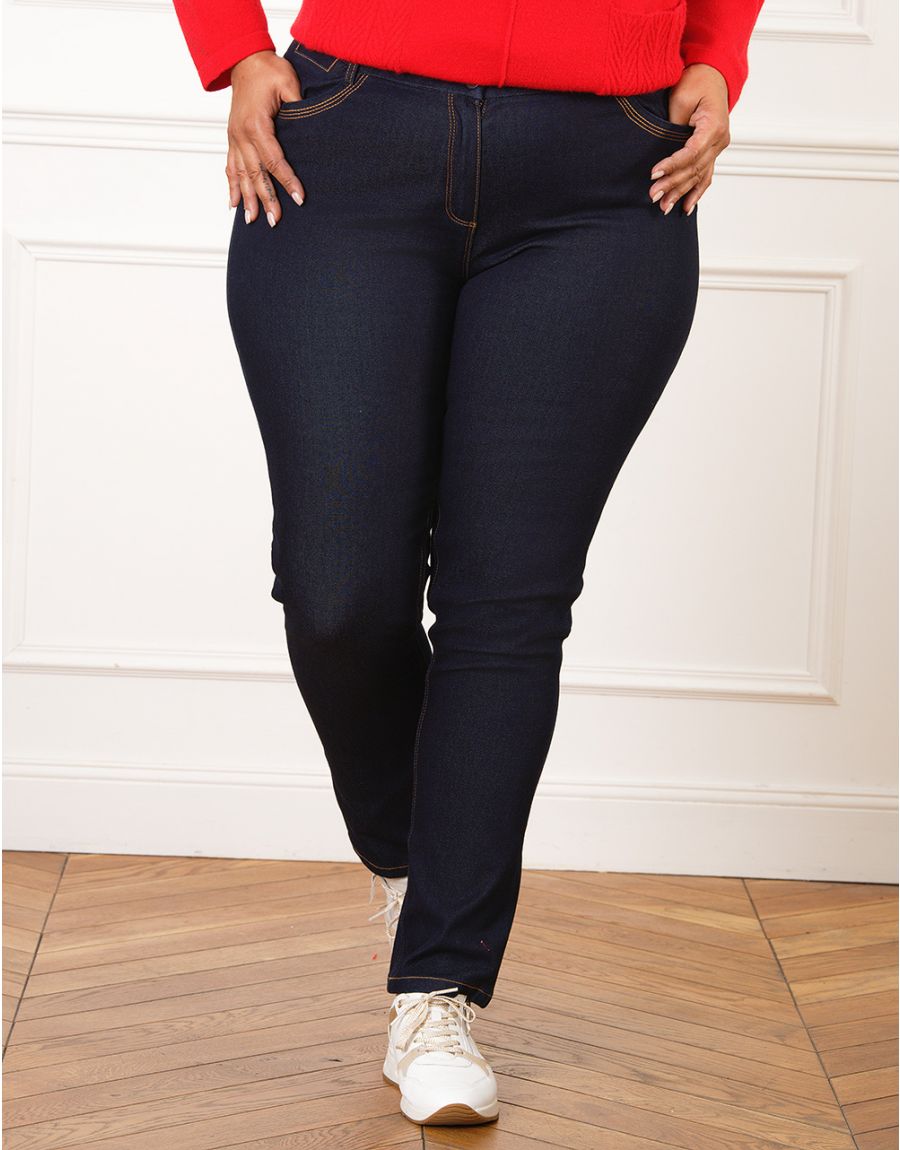 Jean Slim Brut Christine Laure</br><h3>Bleu</h3>