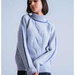 Pull Col Roulé W225076- WNT Collection </br><h3>Glacier</h3>