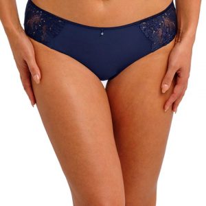 Lingerie Wacoal<br/><h3>Modèle Most Divine - Slip- Col dark saphir ou Eau de Nil</h3>