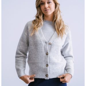 Cardigan W225044- WNT Collection </br><h3>Gris Clair</h3>