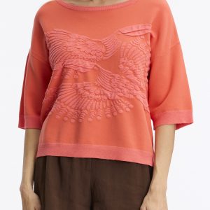 Pull Toucan Manches Coudes AE102  Leo et Ugo</br> <h3>Coral ou White</h3>
