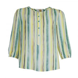 Blouse Rayé Blondie manches 3/4 Julie Guerlande</br><h3>Vert</h3>