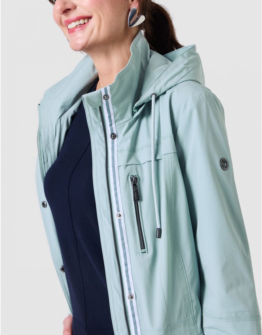 Parka Légère Christine Laure</br><h3>Vert Amande</h3>