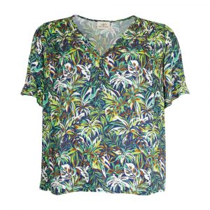 Blouse  Bambie Julie Guerlande</br><h3>Imprimé Feuillage</h3>