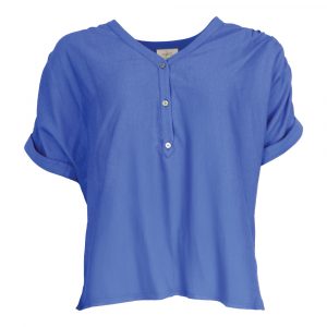 Blouse Viviane Julie Guerlande</br><h3>Bleu Indigo</h3>