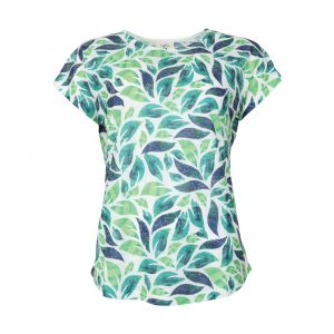 Tshirt Brigitte Julie Guerlande</br><h3>Imprimé Vert Bleu</h3>
