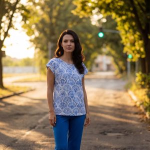 Pyjama Coton  26117  Senoretta</br><h3>Azul </h3>