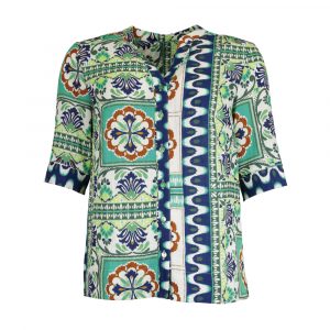 Blouse Bella Julie Guerlande</br><h3>Imprimé Vert</h3>